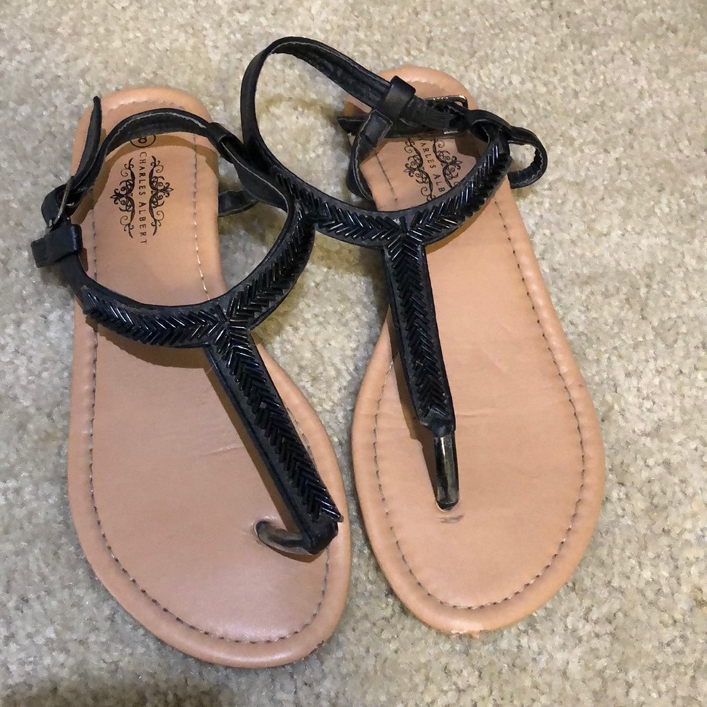 Black sandals